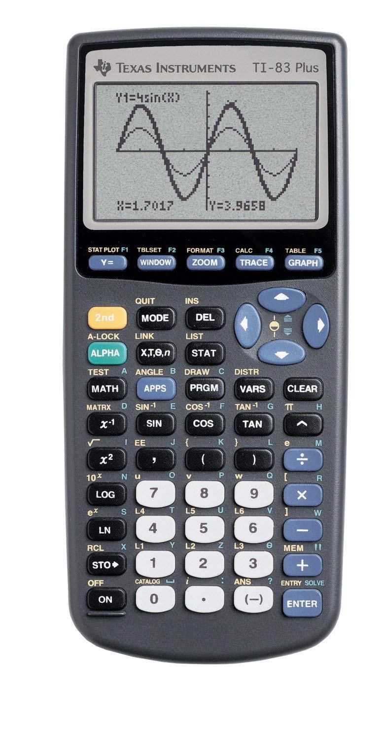 TI-83 Plus Graphing Calculator - Teacher Pack of 10 (Renewed) by Texas Instruments –, Model 074052-cr