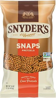 Snyder's of Hanover Snaps Pretzels, 16 Oz Bag