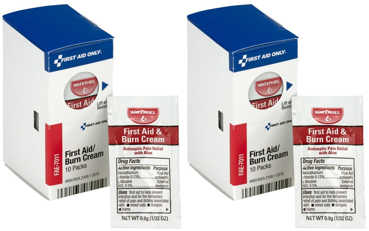 First Aid Only 10 Count- Pack of 2 / White / Adhesive Burn Care