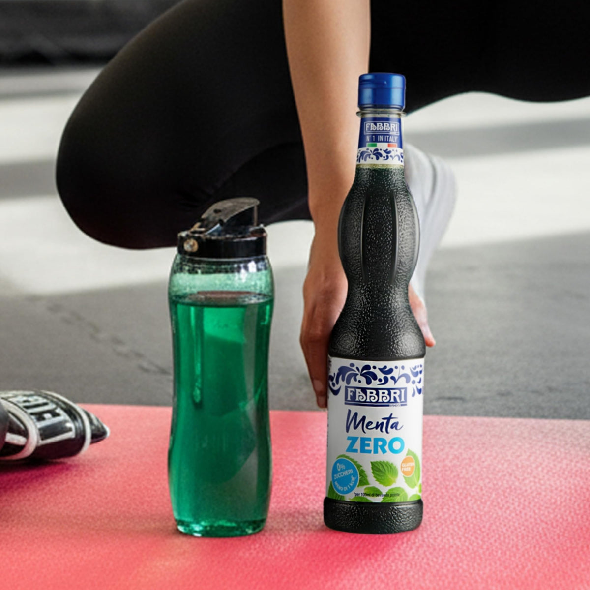 "Menta Zero" Mint Syrup 0% Sugar 18.9 fl.oz /560ml - Pack of by Fabbri – 18.9 fl.oz /560ml, Pack of 3, Model RinTalen