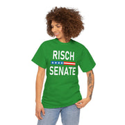 Jim Risch 2026 Idaho Irish Green by Brian Bula – XX-Large, Cotton, Irish Green, Model Risch Senate Shirt