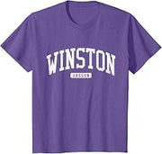 Winston Oregon OR JS03 College University Style T-Shirt