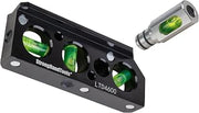 Strong Hand Tools 3-Axis Magnetic Level with EZ-View Vials, 6" Magnetic Bubble Level with 45° / 90° / 180° Vials, Aluminum Body, Ideal for Construction, Welding and Renovation, LTD4600