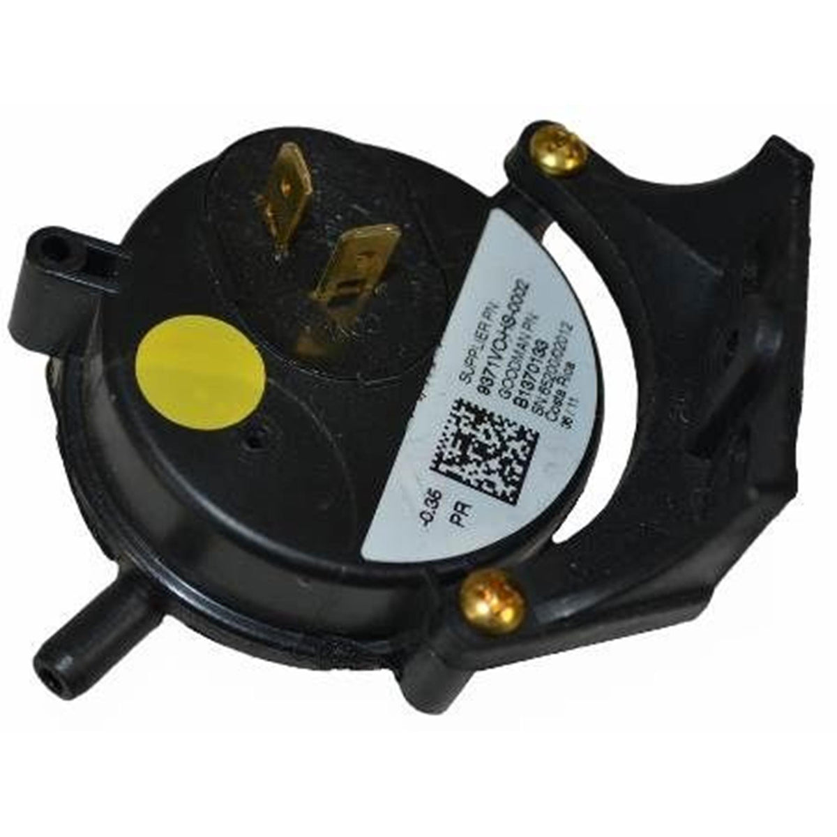 Amana B1370133 Pressure Switch by Goodman – Metal, Black, Model Replaces part # B13701-33