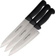 Dexter-Russell Basics P94801B 8" Cook's Knife with Black Polypropylene Handle (Pack of 3)
