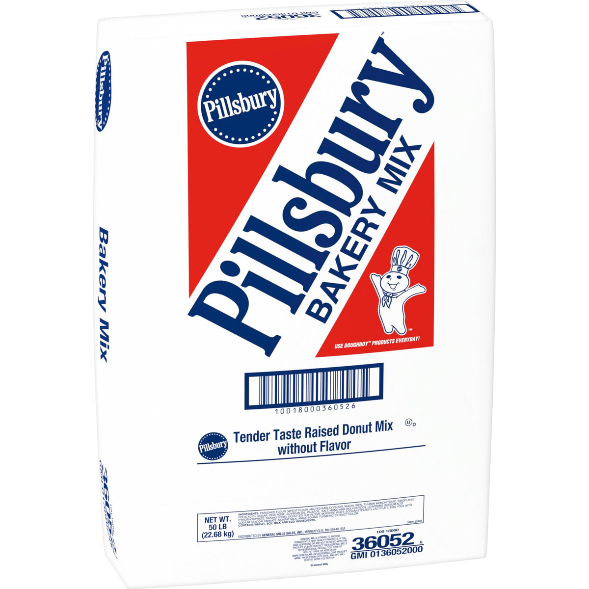 Yeast-Raised Tender Taste Plain Donut Mix by Pillsbury – Commercial Grade