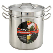 Winware 8 Quarts / Stainless Steel / 8.0 quarts Multipots & Pasta Pots