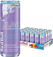 Red Bull Energy Drink, Sugar Free, Lilac Edition, Grapefruit & Blossom Flavor, 12 fl oz Cans, 24 Pack