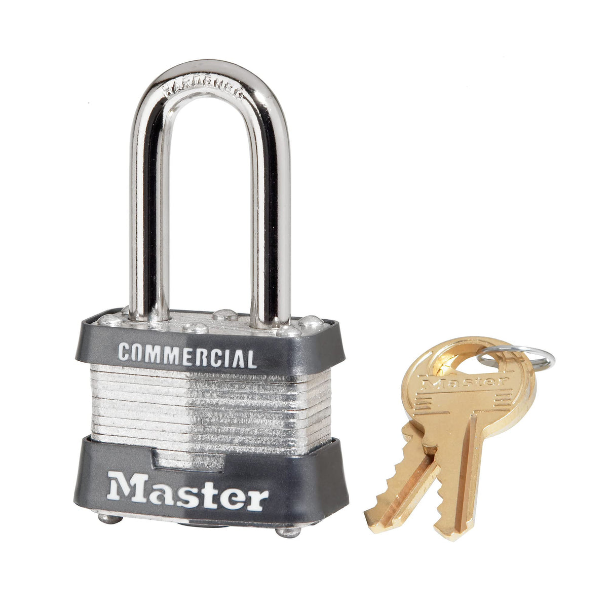 Master Lock 1 / 1 Pack / Silver Keyed Padlocks