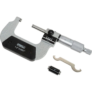 1-2" Digital Counter Micrometer by Fowler – 7.5"L x 4.25"W x 1.75"H, Alloy Steel, Gray/Black, Model 52-224-002-1