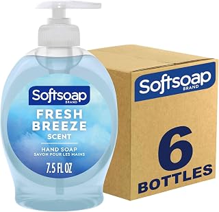 Softsoap Liquid Hand Soap, Fresh Breeze Scent, 7.5 fl oz pump, 6ct