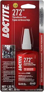 Loctite 37480 272 Red High Temperature Threadlocker Bottle - 36 ml