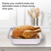 Stock Your Home 10 Pack W/Dome Lids / Clear / 8.0 inches Disposable Cookware