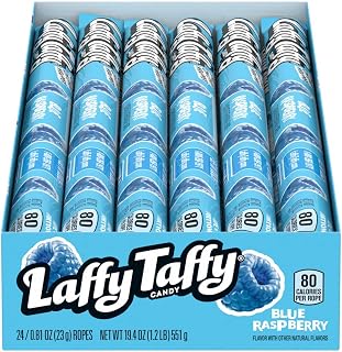 Laffy Taffy Rope Blue Raspberry 3/99C,0.81 ounces, 24 Count (SUGAR CANDY - PRE-PRICE MISC)