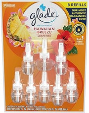 Glade 724211 Hawaiian Limited Edition Plugins Scented Oils Refills 25% More -Hawaiian Breeze, Yellow