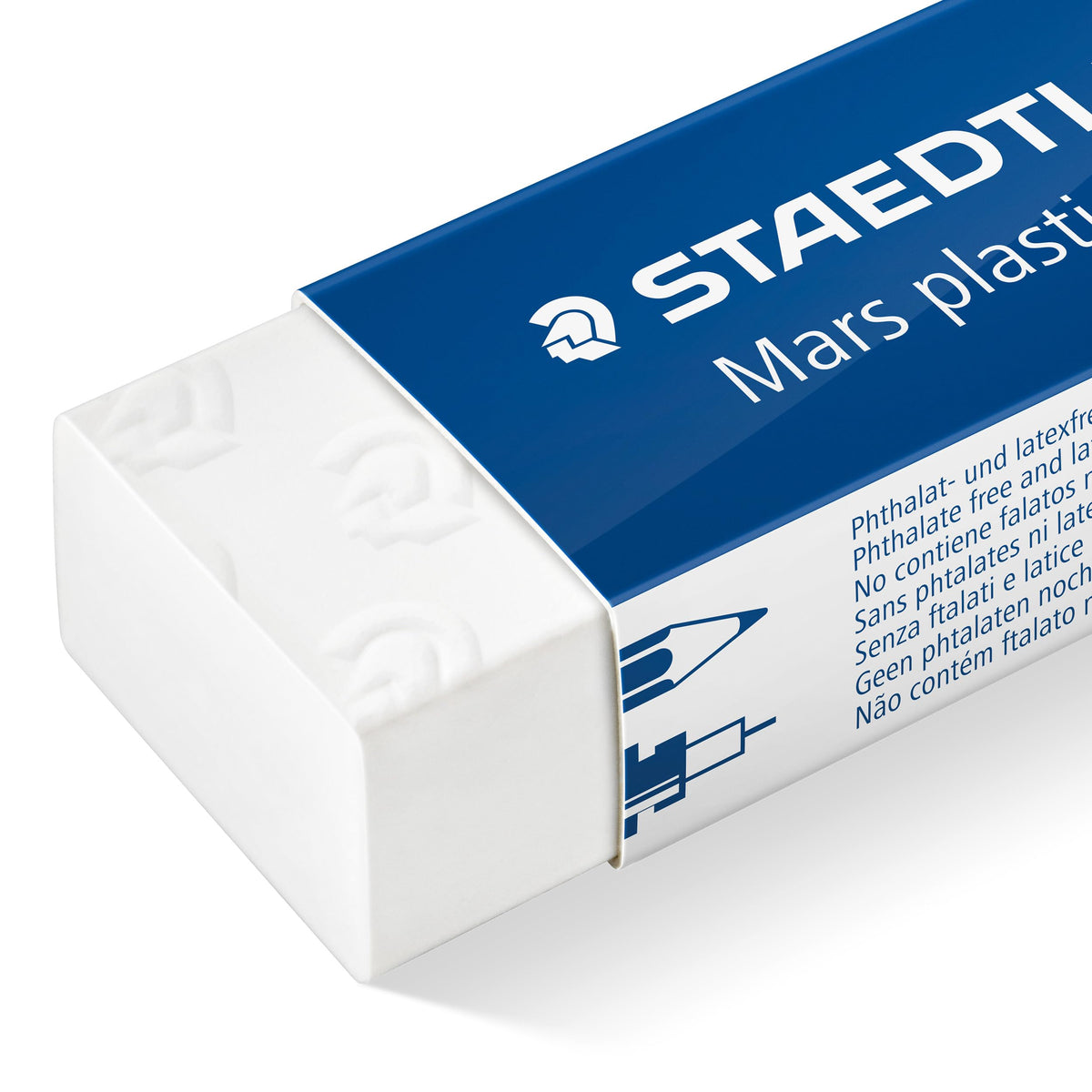 Mars Plastic Combi Eraser Phthalate and Latex Free White by STAEDTLER – Vinyl, White, Model 526 508