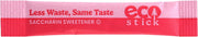 ecoStick Zero Calorie Sweetener Packets | Pink Saccharin | 2000 Count | Gluten Free