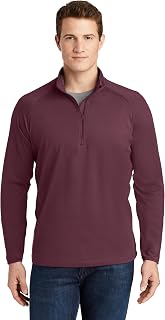SPORT-TEK Men's Sport Wick Stretch 1/2 Zip Pullover