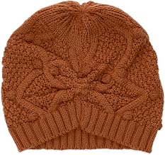 Ladies Dark Orange Knit Hat