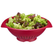 Germany Colander and Strainer with Wide Rim (Red) by Westmark – One Size, Plastic, Red, Model 2424227R