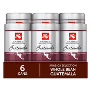 illy Guatemala Single Origin Dark Roast / 8.8 Ounce (Pack of 6) / Silver Roasted Coffee Beans