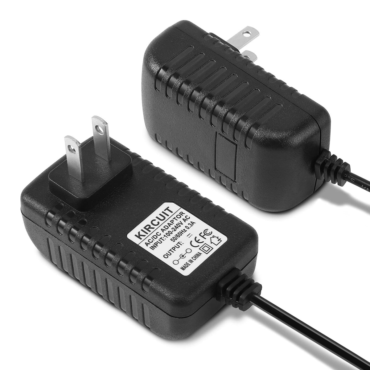 AC Adapter for Charging Detecto 6800-1044 AC Adapter Fits PS-7 (PS7) & PS11 Portion Control Digital Weight Scales Power Supply Cord by Kircuit – Black