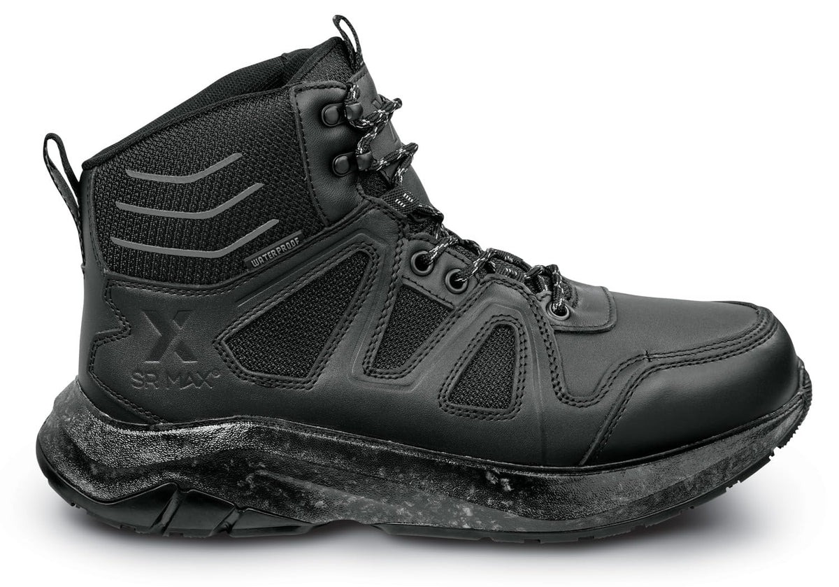 Mens 6 Black MaxTRAX Soft Toe Waterproof SRO Boot 13.0 M by SR Max – 13, Black, Model Roxborough