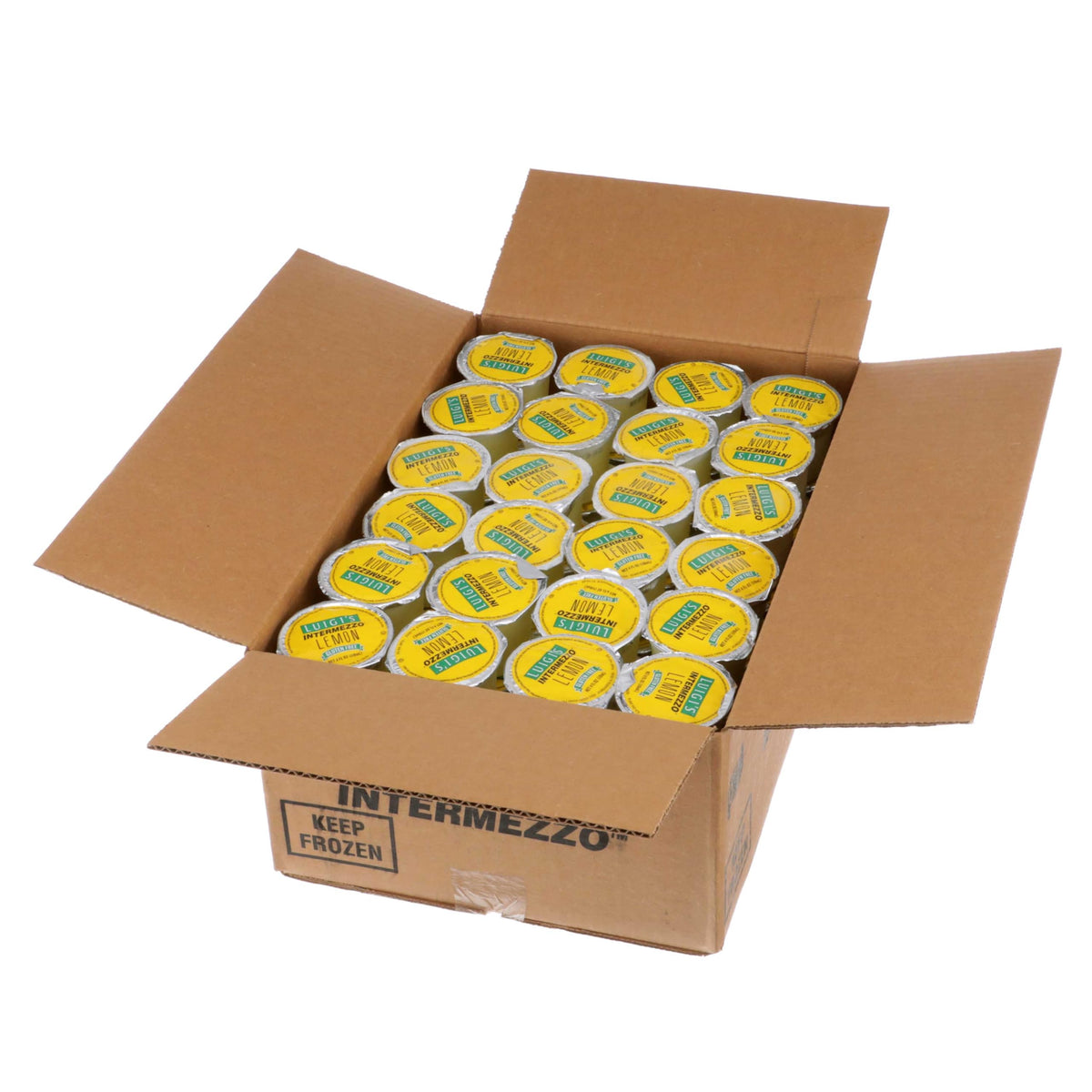 Luigis Intermezzo Lemon Cup by Luigi's – 4 Fl Oz (Pack of 72), Pack of 72