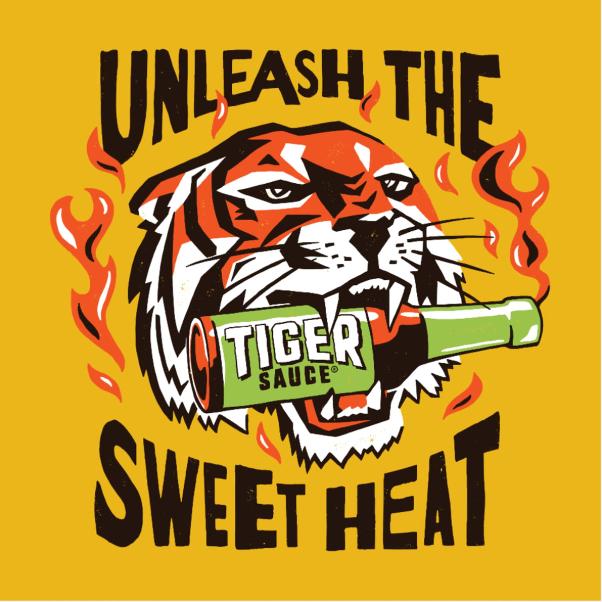 Tiger Sauce Original Hot Sauce 5 Fl Oz (Pack of 6) by Try Me – 5 Ounce (Pack of 6), No Color, Pack of 6, Model 75076160019