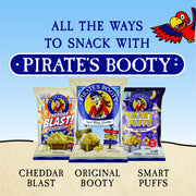 Pirate's Booty Cheddar Blast / 4 Ounce (Pack of 12) / No Color Puffed Snacks