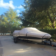 Boat Cover Compatible for Performance Plus Super Grand Prix I/O All Years by SBU – manmade, gray, Model SBUBC6244
