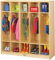 Jonti-Craft 5 Section Coat Locker