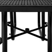 Global Industrial Black / 81D x 81W x 29.5H in / Industrial Picnic Tables