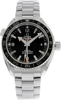 Omega Seamaster Planet Ocean GMT Black Dial Steel Mens Watch 23230442201001