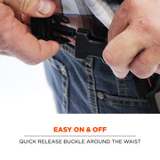 Arsenal 5707 Tool Work Waist Apron by Ergodyne – Waist, Cotton, Gray, Model 13698