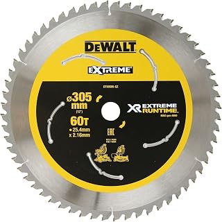 DEWALT XR Extreme Runtime Mitre Saw Blade, 304 x 25.4 mm Size