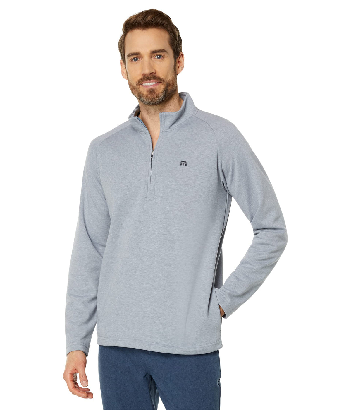 Upgraded Heather Grey LG by TravisMathew – Large, Cotton, Heather Grey, Model 1MY351-9HGR