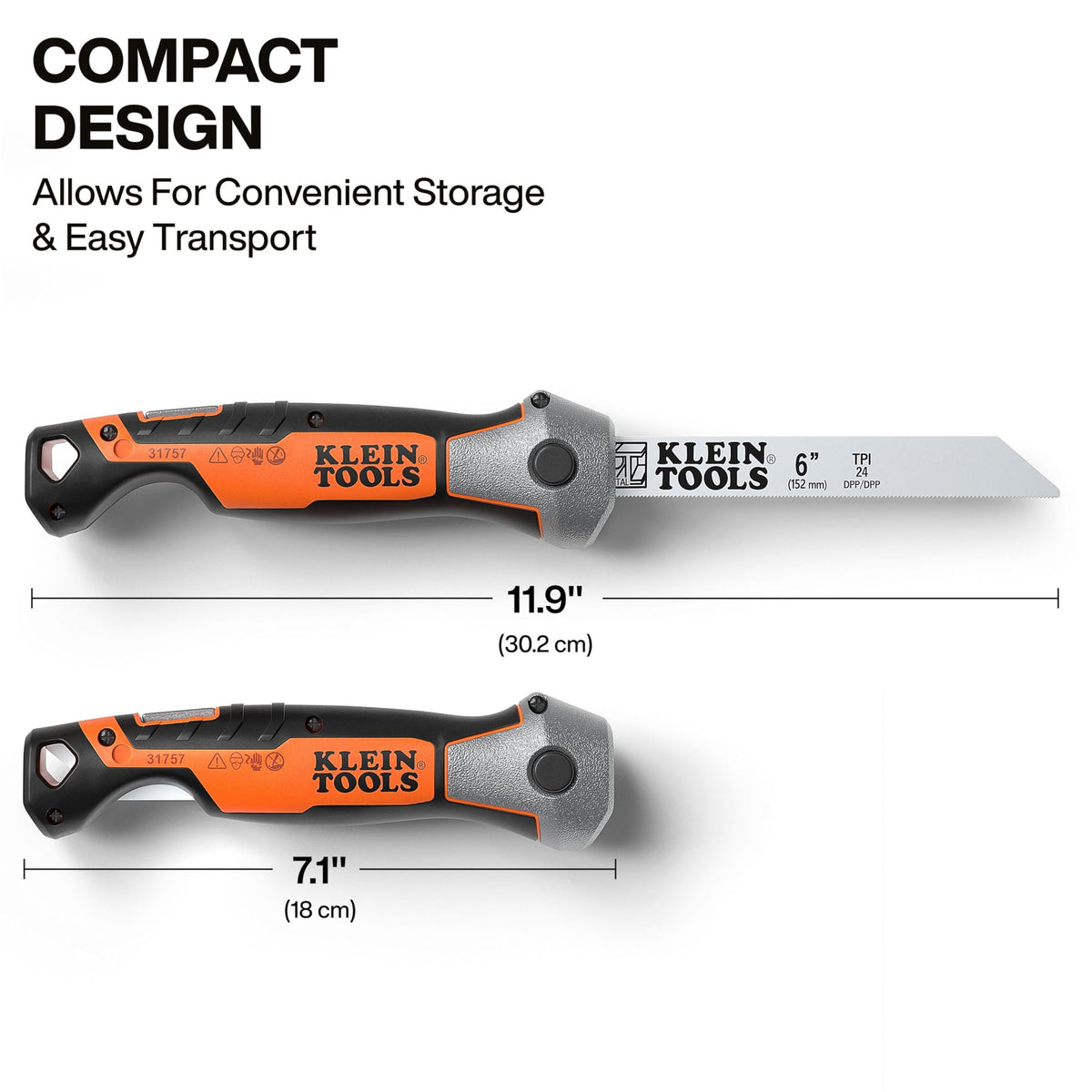 KLEIN TOOLS Multi-Purpose Jab Saw / Black/Orange / 1 Handsaws