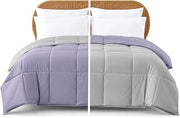 Modern Threads Down Alternative Reversible Comforter Purple/Silver King