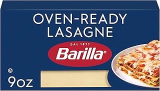 Barilla Pasta Lasagna Oven Ready, 9 Ounce