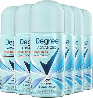 Degree Women’s Travel Deodorant Antiperspirant Spray 6-Pack, 1 Oz Ea