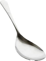 Thunder Group 10" stainless steel multi serving spoon, comes in each