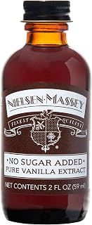 Nielsen-Massey No Sugar Added Pure Vanilla Extract for Baking and Cooking, 2 Ounce Bottle