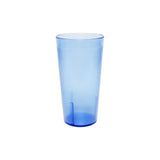 Tumbler, 12 oz., Textured Exterior, Scratch and Impact Resistant, Stackable, Dishwasher Safe, Plastic, Blue, Pack of 12 by Thunder Group – 12 oz., 12.0 ounces