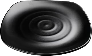 Winco Ardesia 13-3/4" Black Square Melamine Plates (12pcs)