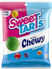 SweeTARTS Mini Chewy, Candy, Mixed Fruit, 6 oz