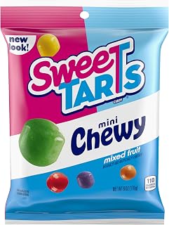 SweeTARTS Mini Chewy, Candy, Mixed Fruit, 6 oz
