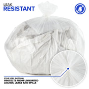 Stock Your Home 50 Count (Pack of 4) / 4 Gallon / Clear Trash Bags