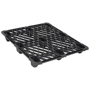 48x40 Plastic Nestable Shipping Pallet 2200 Lb. Capacity by Cabka – Black, Model CPP100ACM