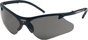 KLEENGUARD Smith & Wesson Code 4 Safety Glasses (19836), Black Frame, Smoke Lens (Safety Sunglasses), 12 Pairs/Case